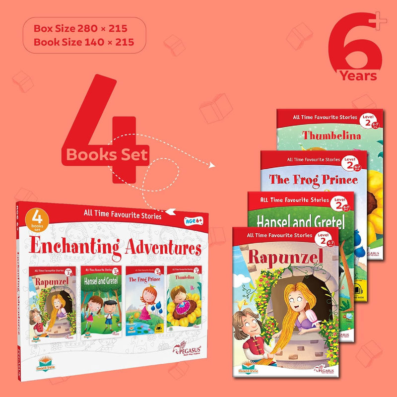 Enchanting Adventures (All Time Favourite Stories, Book Set of 4 – Age 6+)