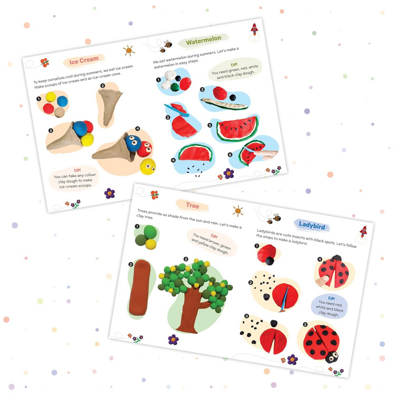 STEAM Art And Craft - Clay Activity Book-Level 3Art