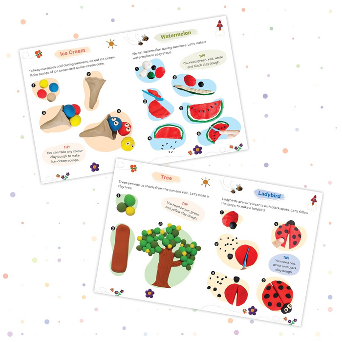 STEAM Art And Craft - Clay Activity Book-Level 3