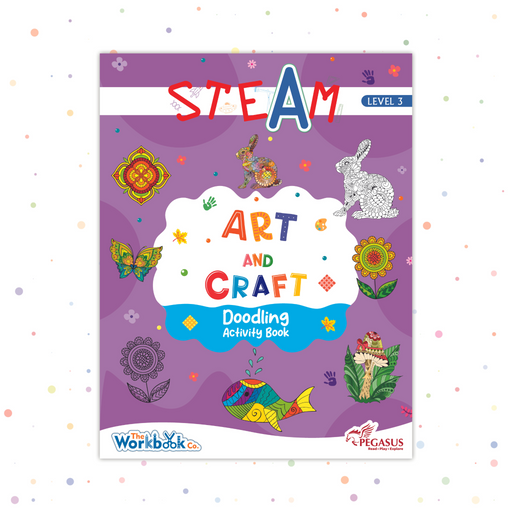 Interactive Art and Craft Doodling Activity, Educational Doodling Activities workbook 
