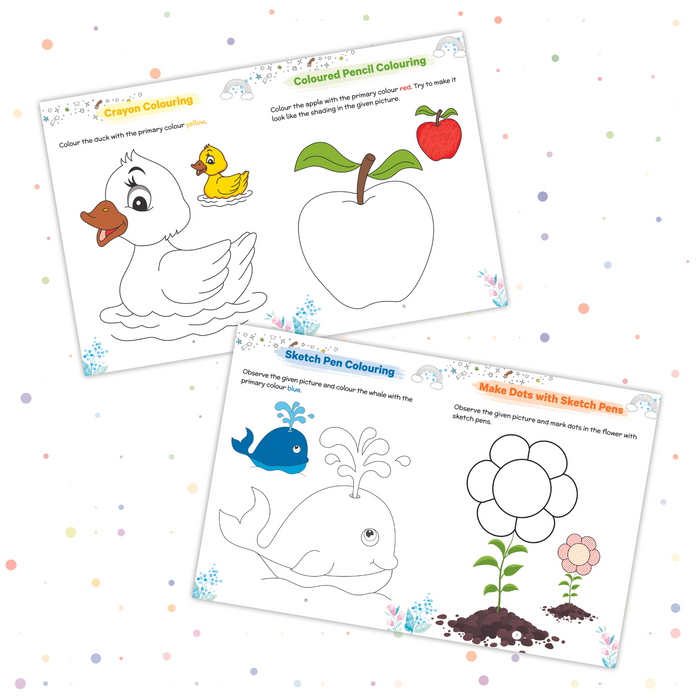 STEAM Art and Craft – Color Code Activity Book – Level 2
