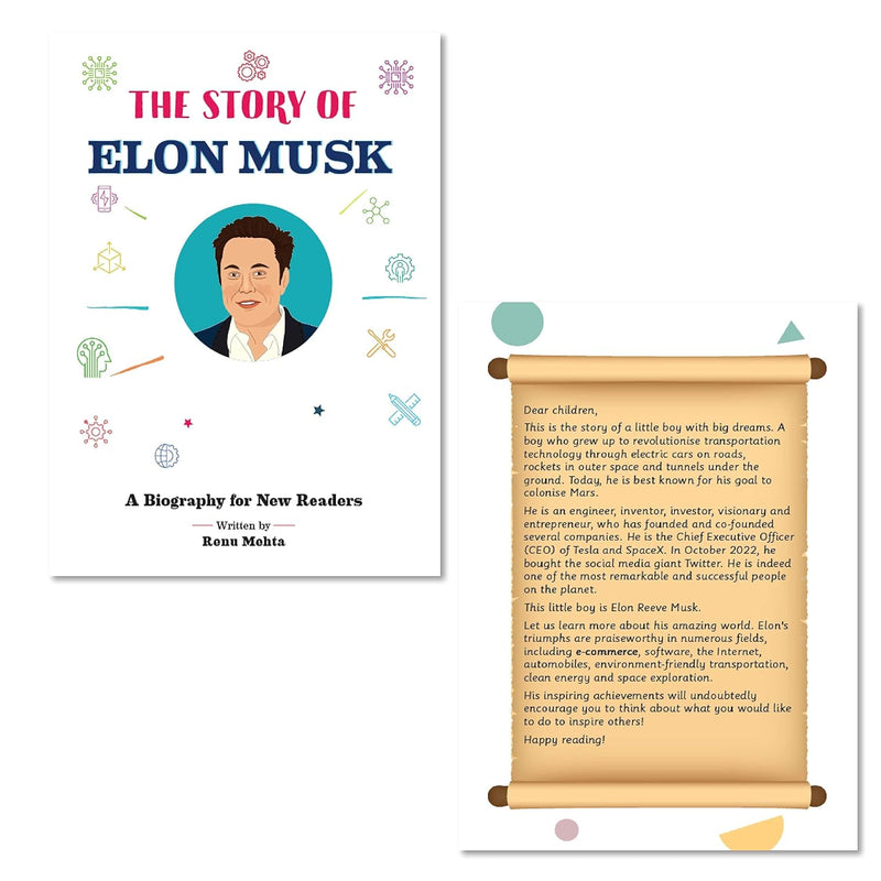 A Complete Biographies of Elon Musk, Jeff Bezos and Steve Jobs - Inspirational Personalities Story (Set of 3 Books) for Children