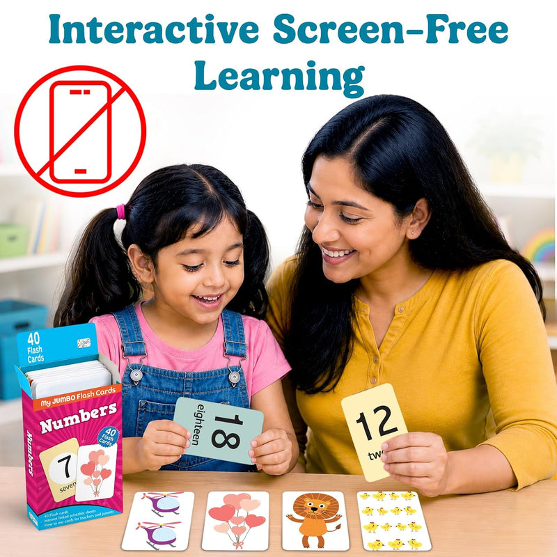 My First Jumbo Flashcards -  Numbers