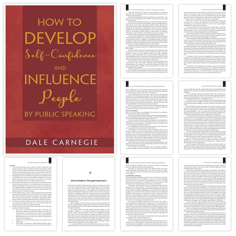 Best Books To Build Self-Confidence, Influence People & Wealth (Set of 3 Books) Perfect Motivational Book Gift Set