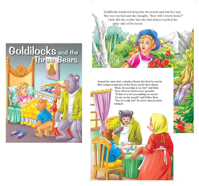 Set of 10 Grimm's Tales Picture Story Books for 3+