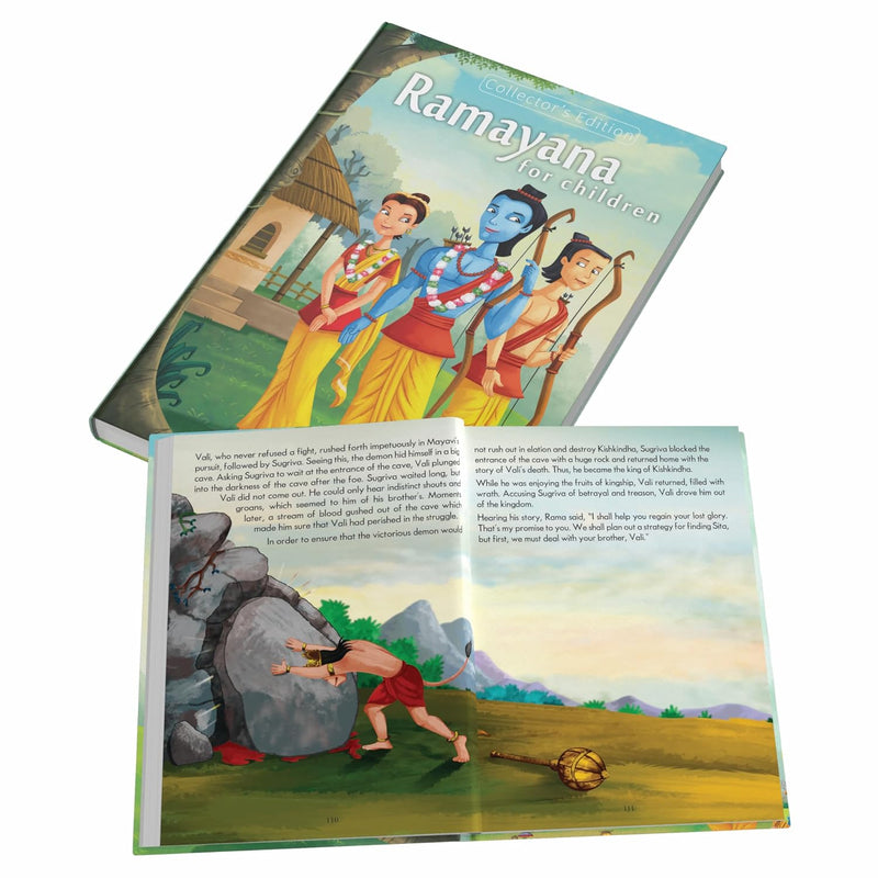 Pegasus Religious Books Set of 3- Shrimad Bhagavad Gita, Ramayana & Mahabharata for Children (Hardcover)