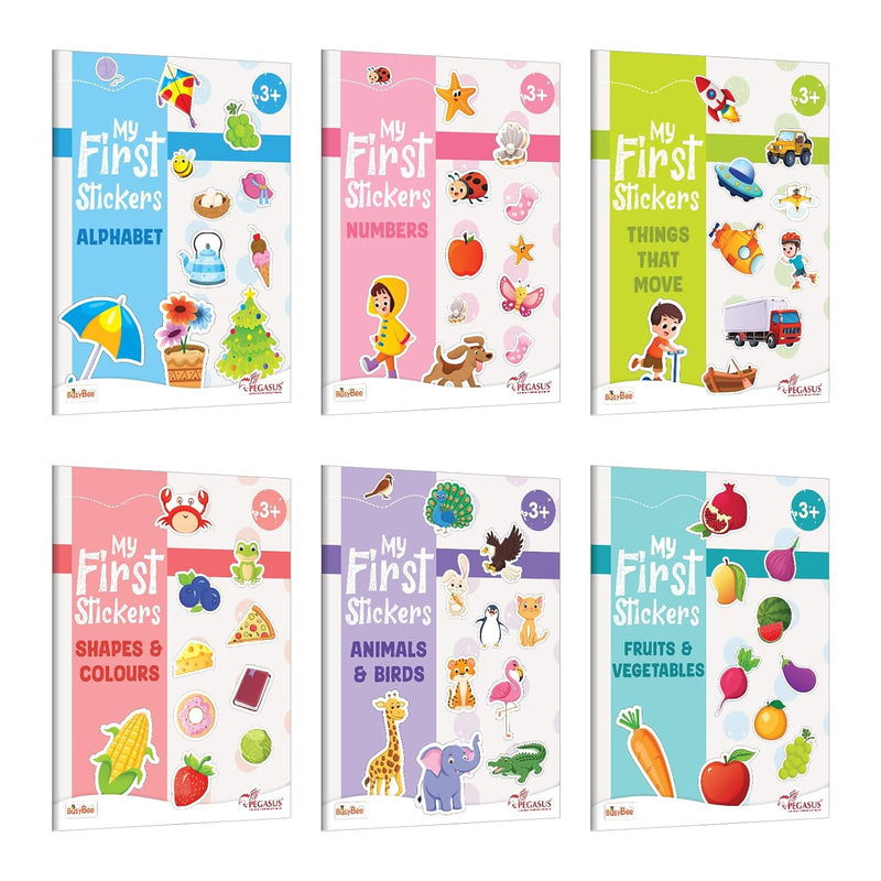 Set of Sticker Books (6 BOOK SET)
