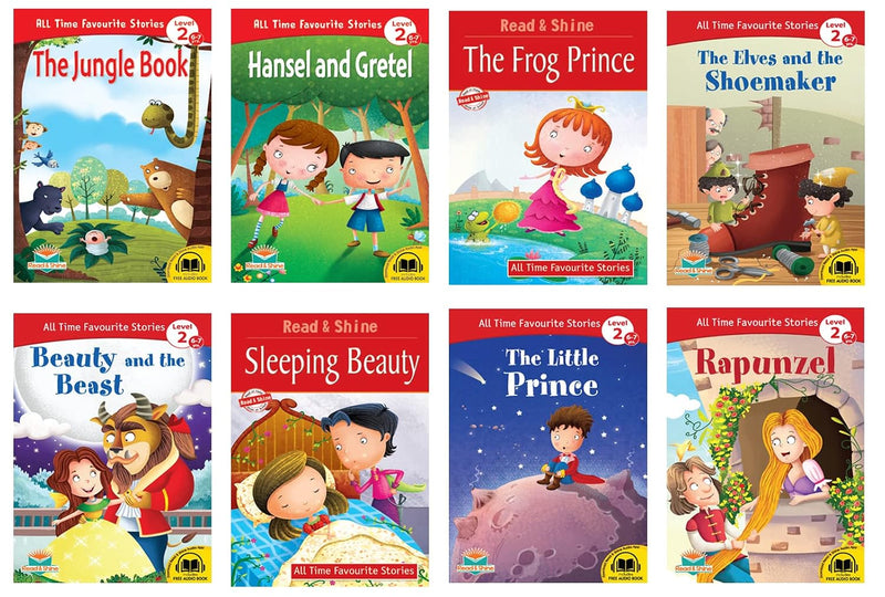 Set of 8 Classic Story Books for Children