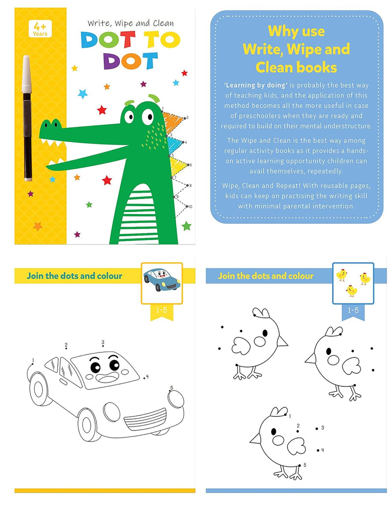 My First Wipe & Clean Activity Books Set of 4