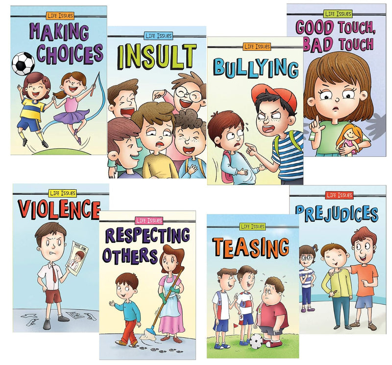 Set of 8 Serious Life Issues Books for 4+ Year Old Children
