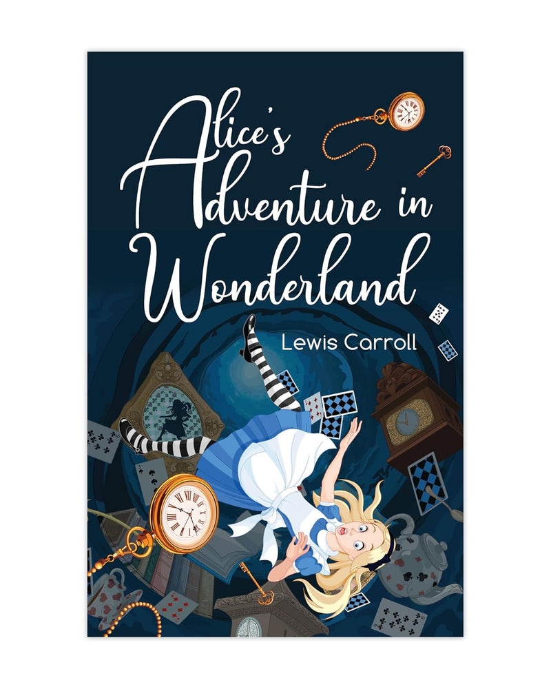 Set of 2 Classics Novels - Alice's Adventures in Wonderland, The Jungle Book | For Young Readers