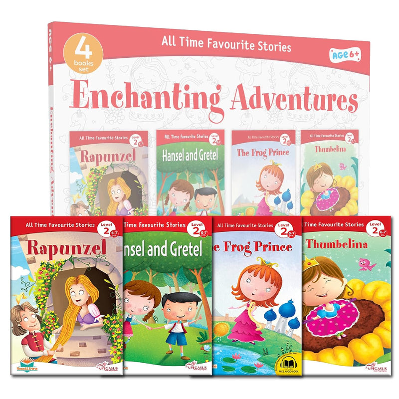 Enchanting Adventures (All Time Favourite Stories, Book Set of 4 – Age 6+)