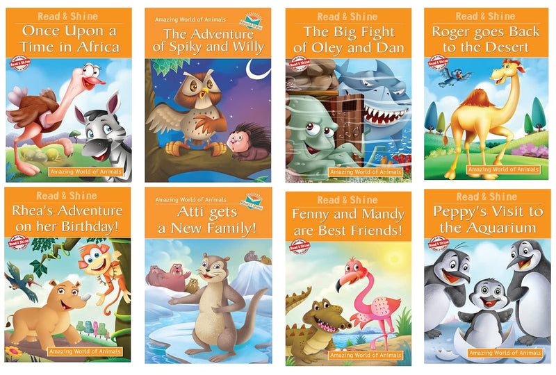 BESTSELLING COLLECTION OF ANIMAL STORY BOOKS for Kids | Set of 8 books