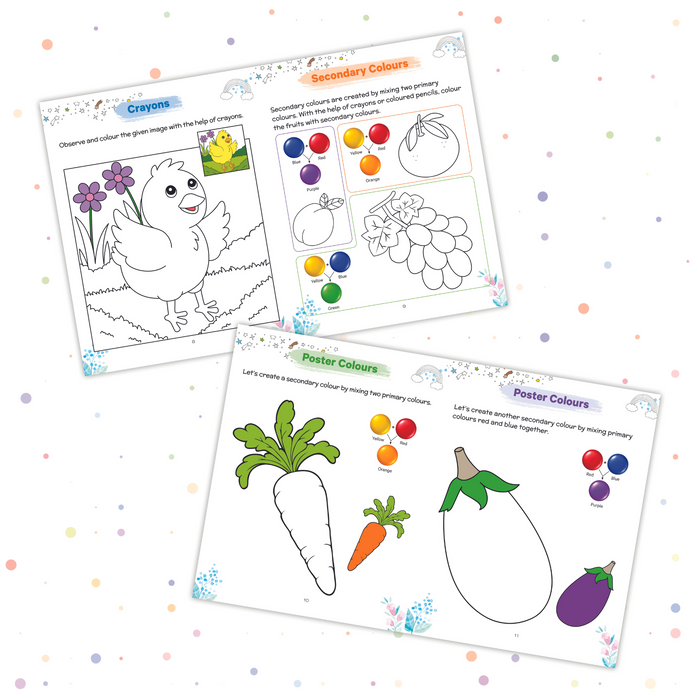 STEAM Art and Craft – Color Code Activity Book – Level 2