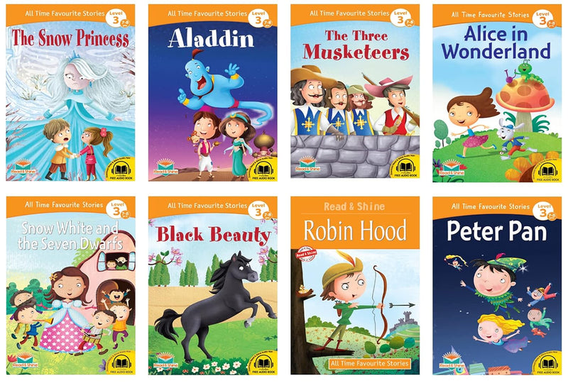 Set of 8 Amazing Story Books for Children