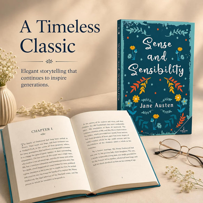 Sense and Sensibility by Jane Austen | Classic English Literature & Romance Novel | For Young Readers