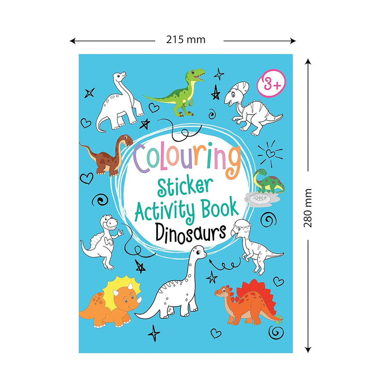 Set of 4 Colouring Sticker Activity Book
