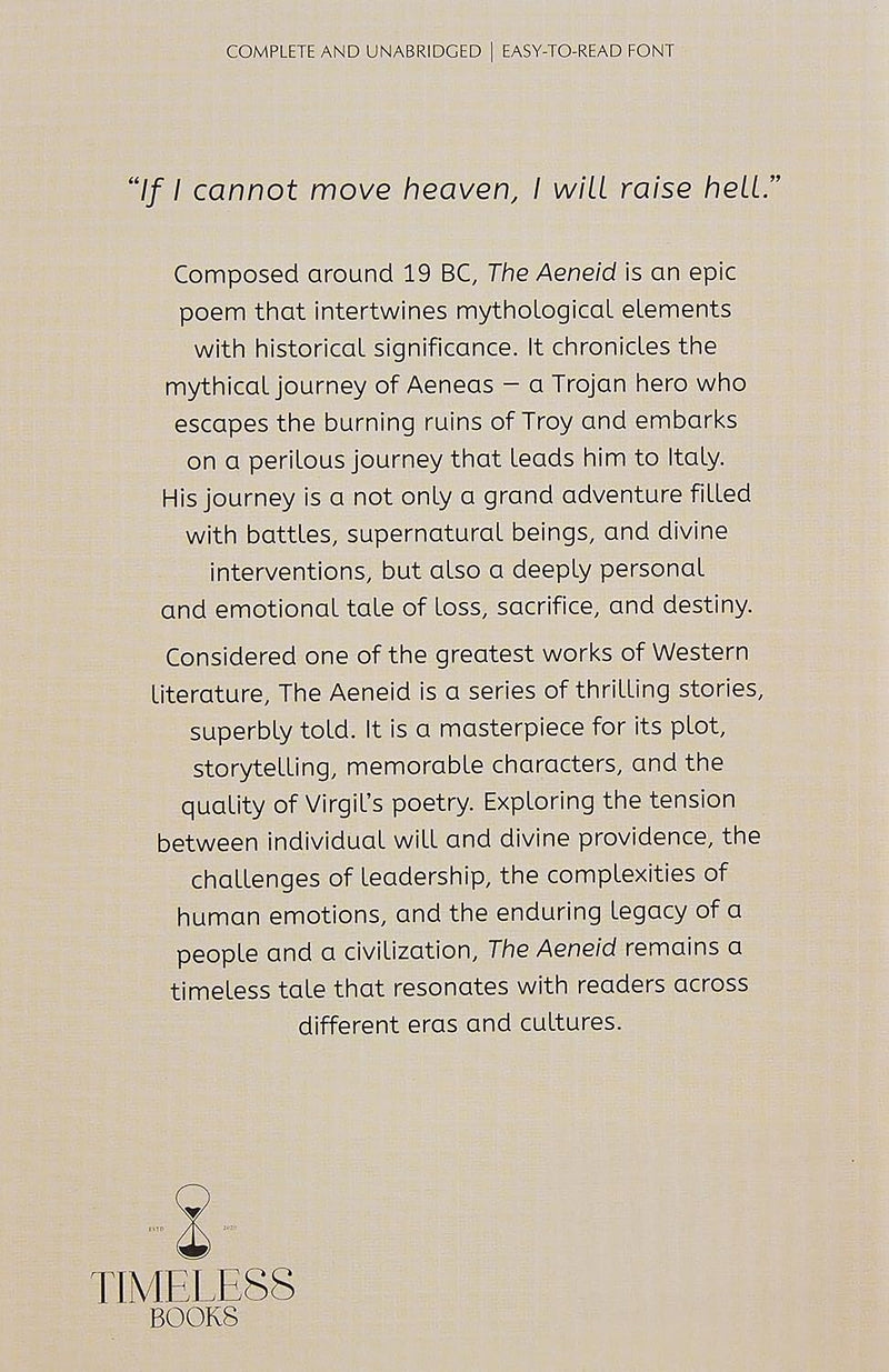 The Aeneid by Virgil | Famous Classical Epic | Ancient Roman Literature | For Young Readers