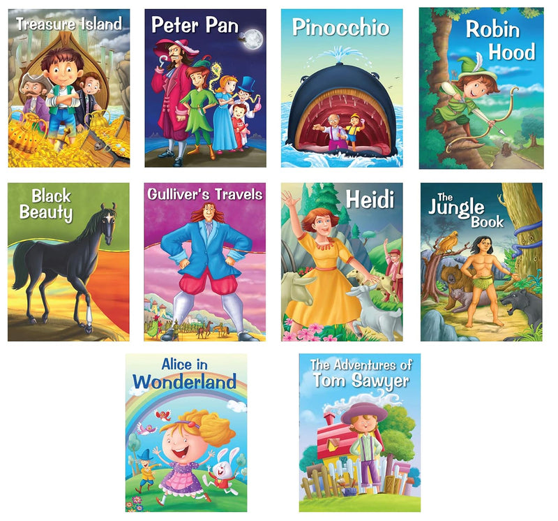 Set of 10 Classic Tales Picture Story Books for 3+