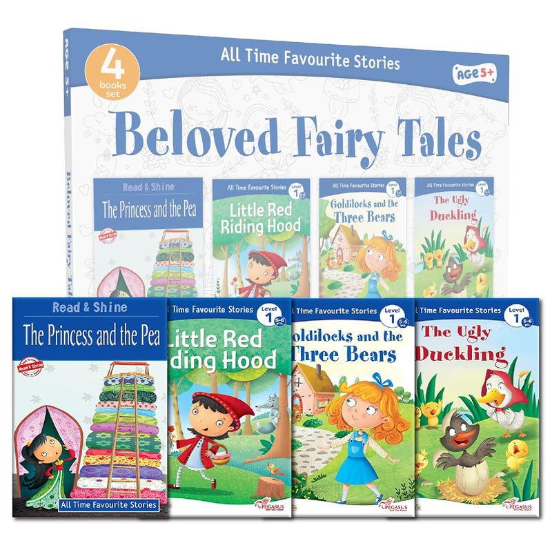 Fairy Tale Books for Kids | Beloved Fairy Tales 4-Book Collection | ( Age  4+ Years )