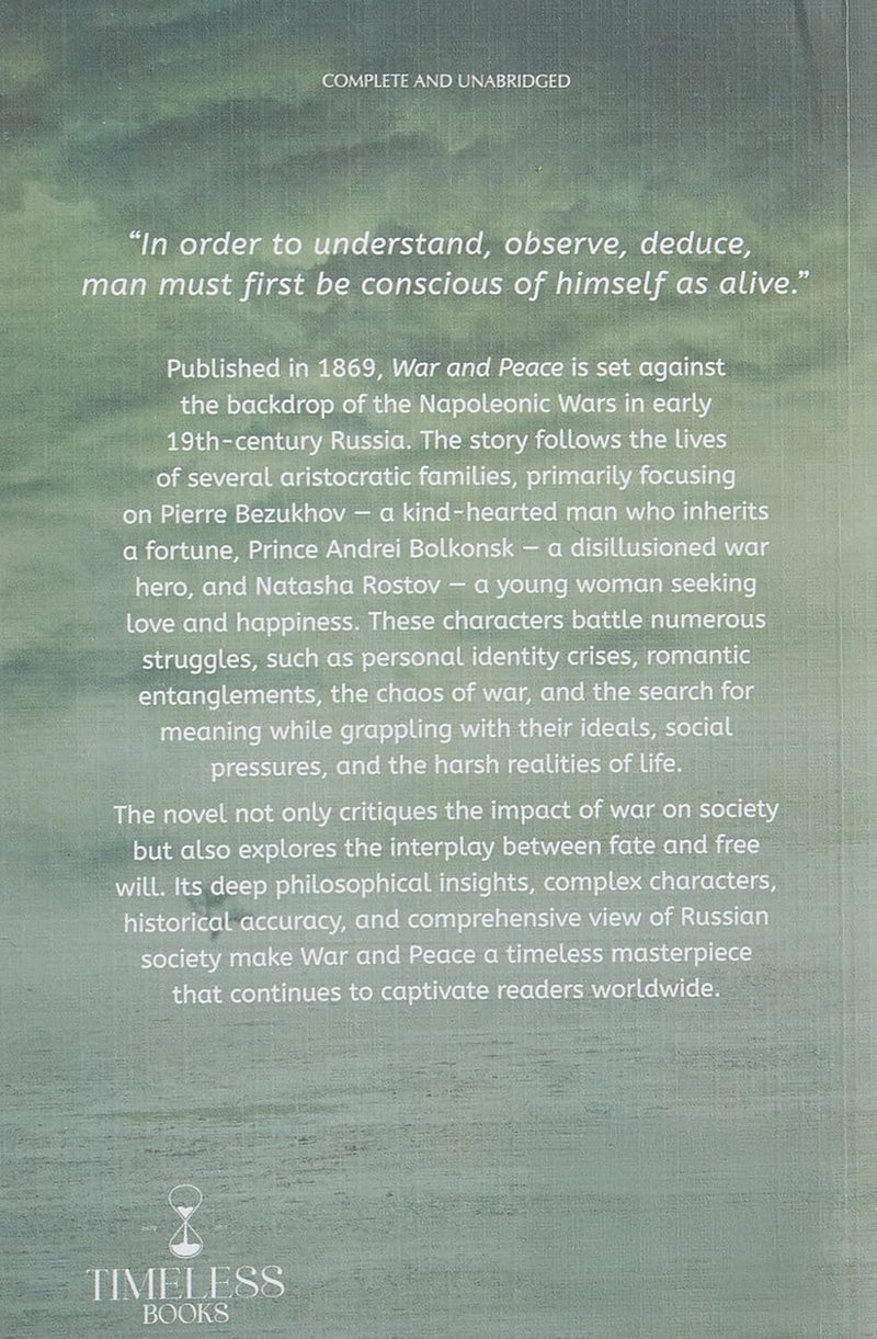 War and Peace by Leo Tolstoy | Classic Russian Novel | Timeless Literary Classic | For Young Readers