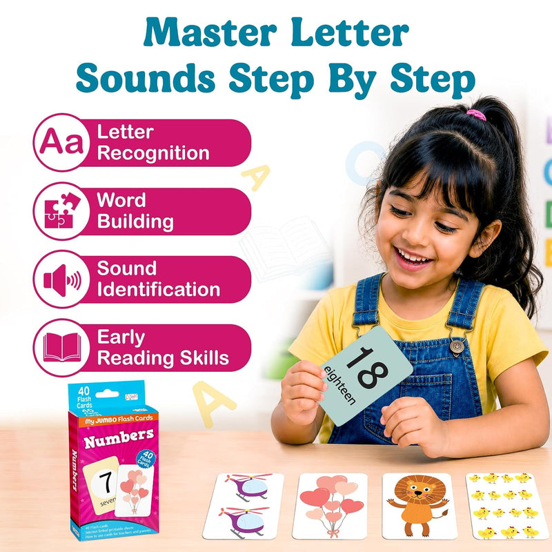 My First Jumbo Flashcards -  Numbers
