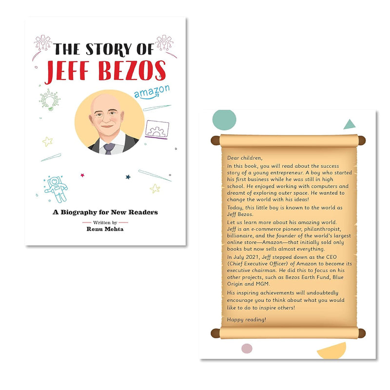 A Complete Biographies of Elon Musk, Jeff Bezos and Steve Jobs - Inspirational Personalities Story (Set of 3 Books) for Children