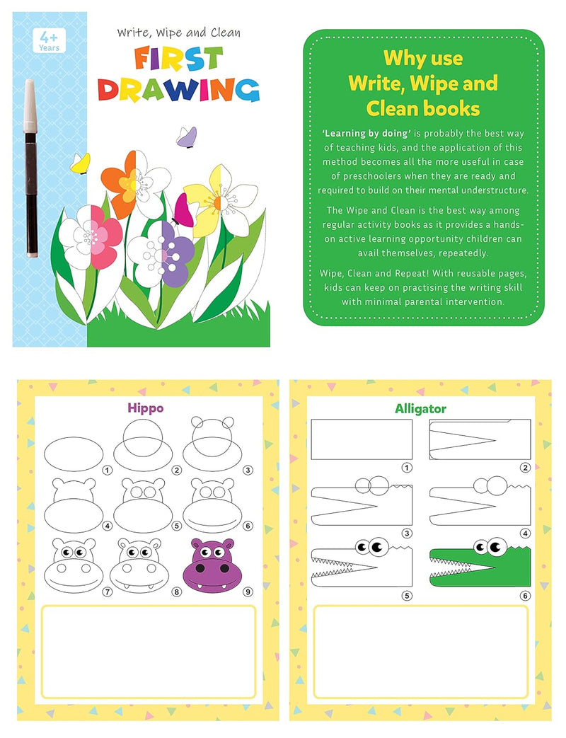 My First Wipe & Clean Activity Books Set of 4