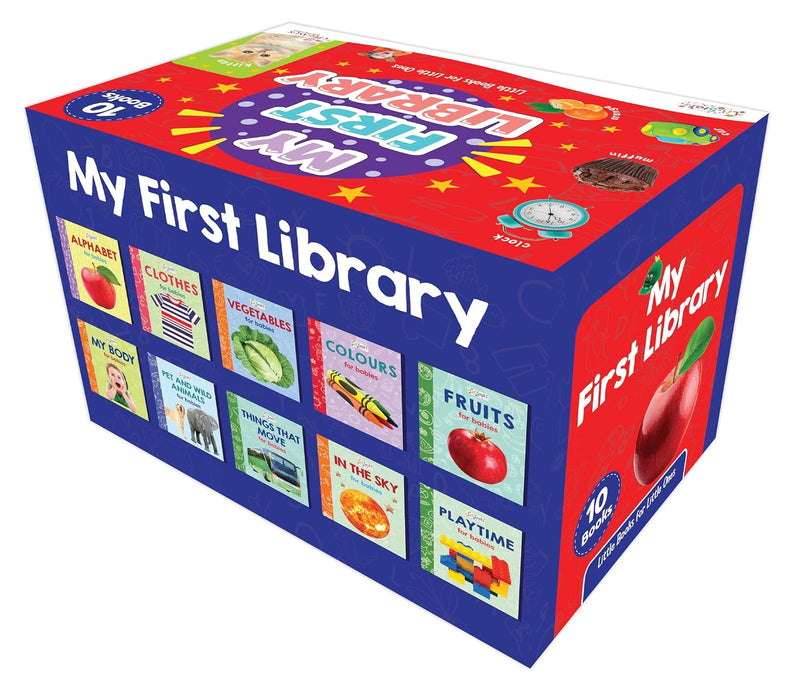 My First Library Box  - Set of 10 Board Books