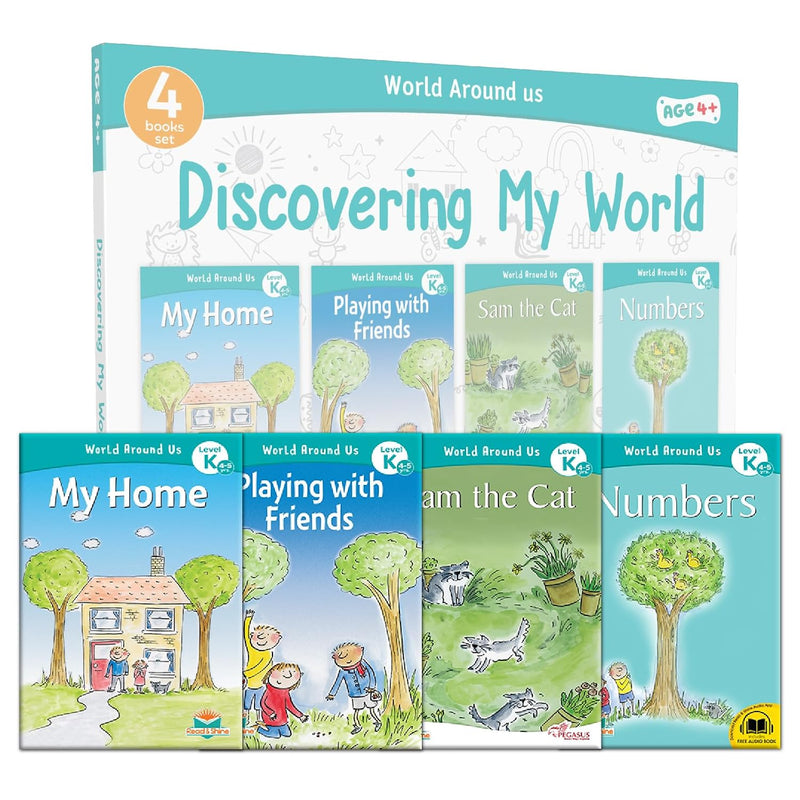 Discovering My World Book Set for Kids | 4 Early Learning Books for Children | ( Age 4+ Years )