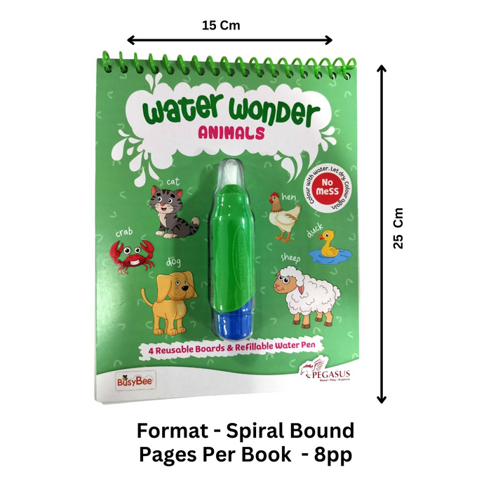 Water Wonder - Animals Magical Colouring Book