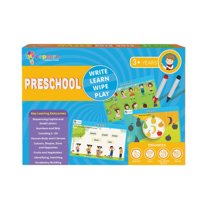 ABC and Numbers - Write & Wipe Activity Mats
