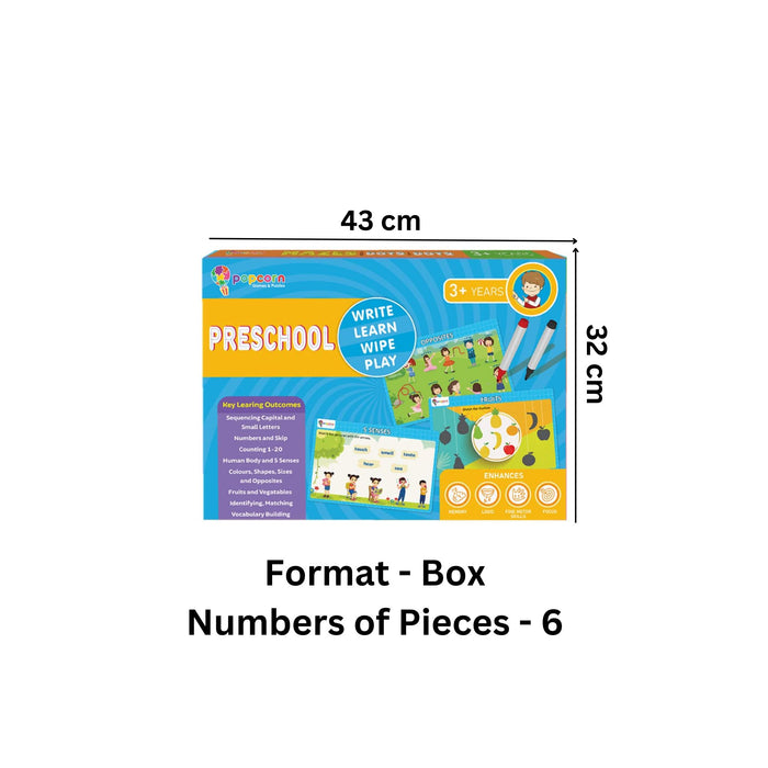 ABC and Numbers - Write & Wipe Activity Mats