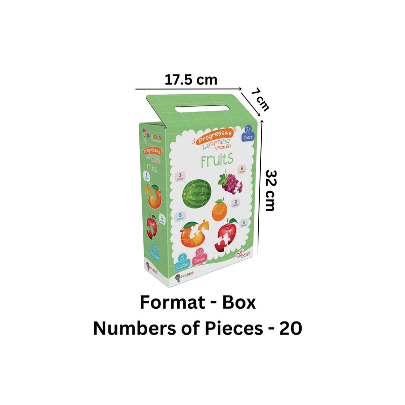 Progressive Learning Puzzles - Fruits