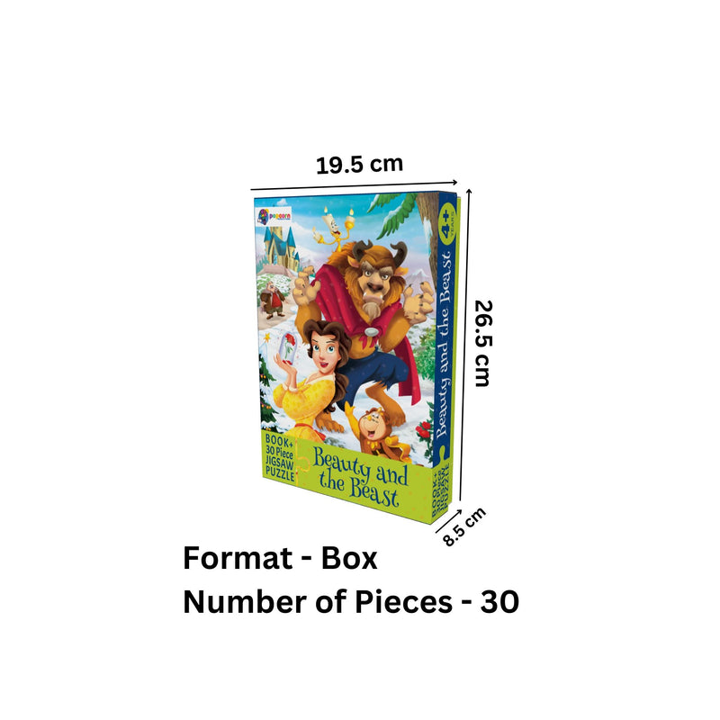 Beauty and the Beast - Book+ 30 Piece Jigsaw Puzzle