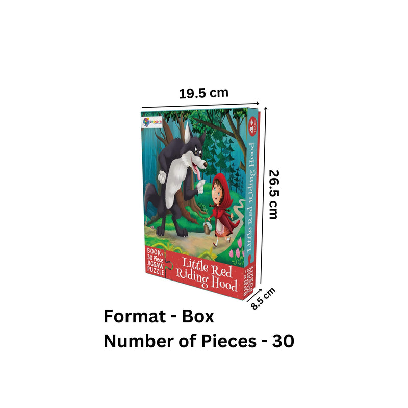 Little Red Riding Hood – Book + 30-Piece Jigsaw Puzzle