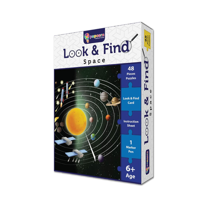 Look & Find Puzzles – Space (Book + Puzzle Set)