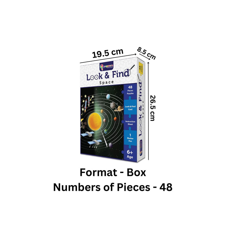 Look & Find Puzzles – Space (Book + Puzzle Set)