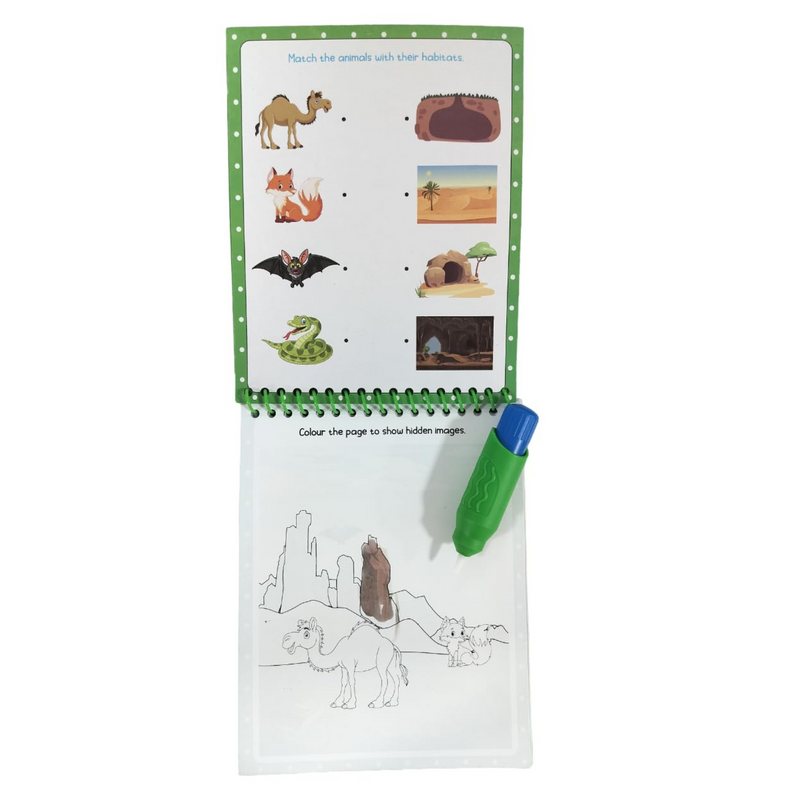 Water Wonder - Animals Magical Colouring Book