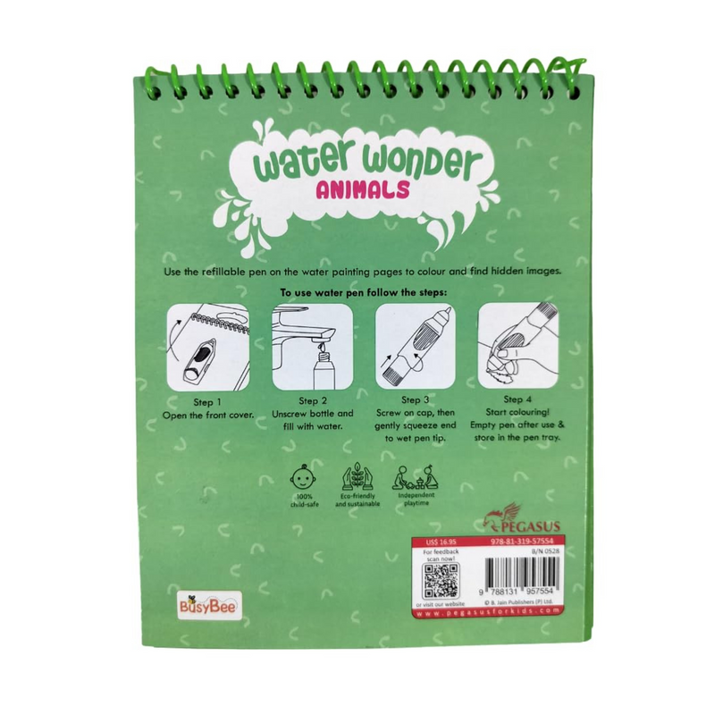 Water Wonder - Animals Magical Colouring Book