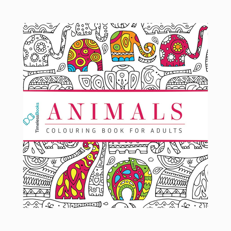 Animals - Adult Colouring Book