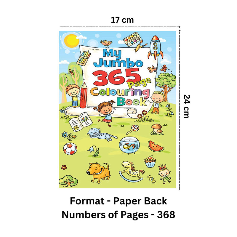 My Jumbo 365 Page Colouring Book