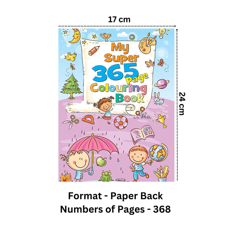 My Super 365 Page Colouring Book