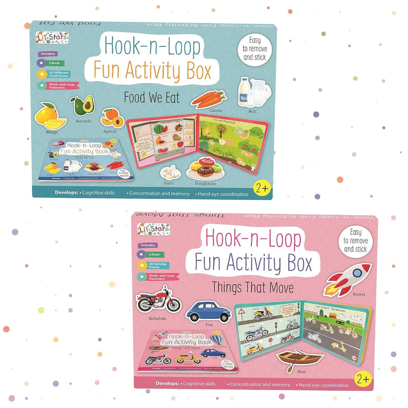 Hook Loop Fun Activity Box Set of 2