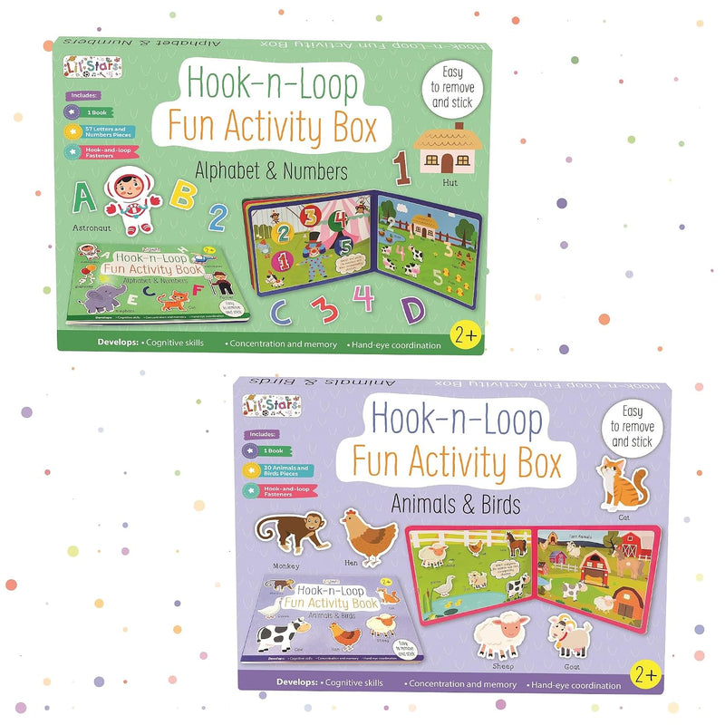 Hook Loop Fun Activity Box Set of 2
