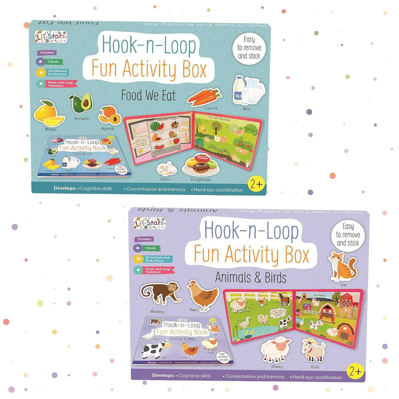 Hook Loop Fun Activity Box Set of 2