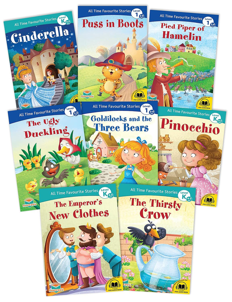 Set of 8 Favourite Story Books for Children