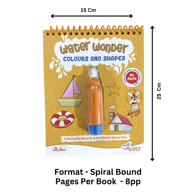 Water Wonder - Colours & Shapes Magical Colouring Book