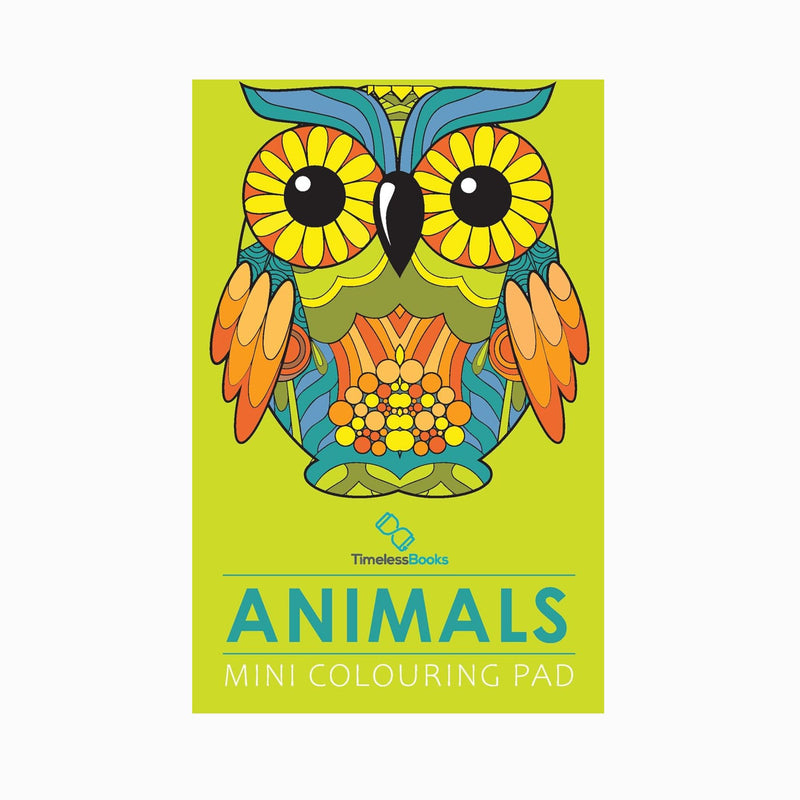 Animals - Mini Adult Colouring Pad