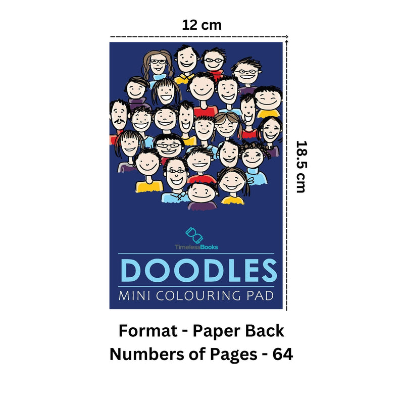 Doodle - Mini Adult Colouring Pad